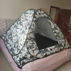 冬釣帳篷防風保暖自動半底帳篷加厚冰釣冬釣帳篷加棉冬釣露營用品