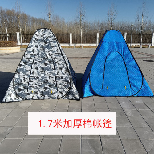 冬釣帳篷防風保暖自動半底帳篷加厚冰釣冬釣帳篷加棉冬釣露營用品