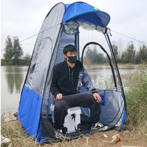 釣魚專用帳篷釣魚隔離防疫小型冰釣擺攤曬太陽保暖防風自動帳篷