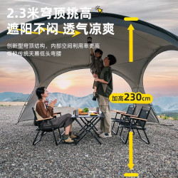 穹頂天幕帳篷戶外防雨過夜野營露營裝備全套防曬遮陽棚