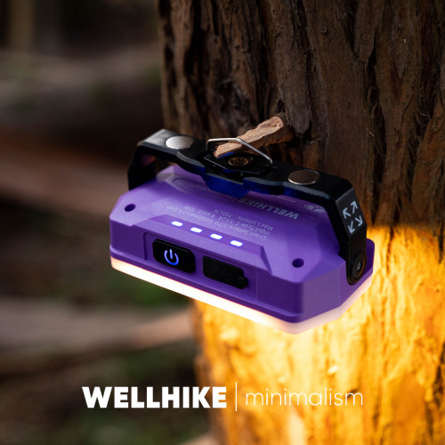 探界者WHIK稜甲艙頂燈750強光照明磁吸卡片d超長續航露營野外燈