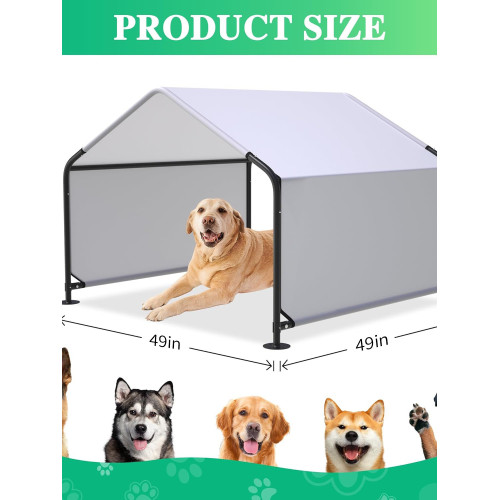 新型狗窩加強加厚戶外寵物遮陽防雨棚狗狗帳篷小型防曬防水防風雨