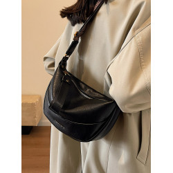 小衆設計包包女大容量2026新款時尚復古秋冬單肩斜後後背包女士餃子包