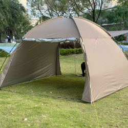 戶外防曬天幕涼棚折曡可攜式野營遮陽篷露營野餐沙灘帳釣魚簡易帳篷