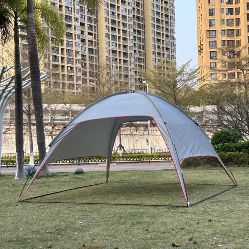 戶外防曬天幕涼棚折曡可攜式野營遮陽篷露營野餐沙灘帳釣魚簡易帳篷