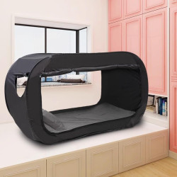 防蚊帳篷蚊帳一體式可睡覺戶外折曡床帳篷遮光速開學生宿捨打地鋪