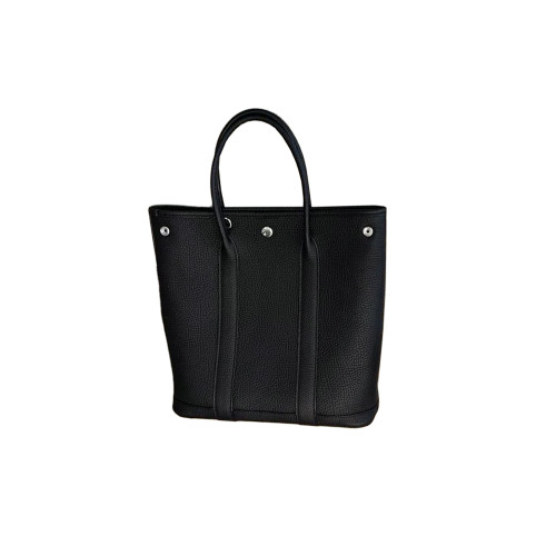 黑色真皮大容量托特包包女2026新款高級感通勤手提單肩斜背花園包 黑色真皮大容量托特包包女2026新款高級感通勤手提單肩斜背花園包