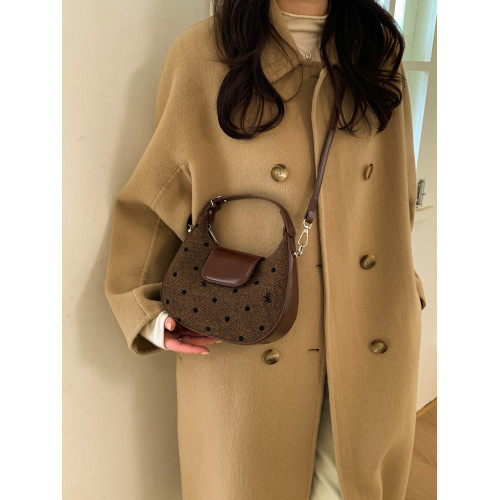 小衆設計馬鞍包女2026新款高級感蝴蝶結波點百搭迷你單肩斜後後背包 小衆設計馬鞍包女2026新款高級感蝴蝶結波點百搭迷你單肩斜後後背包