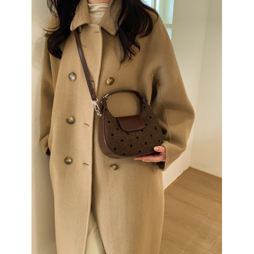 小衆設計馬鞍包女2026新款高級感蝴蝶結波點百搭迷你單肩斜後後背包 小衆設計馬鞍包女2026新款高級感蝴蝶結波點百搭迷你單肩斜後後背包