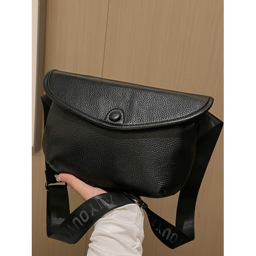 包包女2026新款真皮女包質感軟皮頭層牛皮胸包時尚百搭單肩斜後後背包