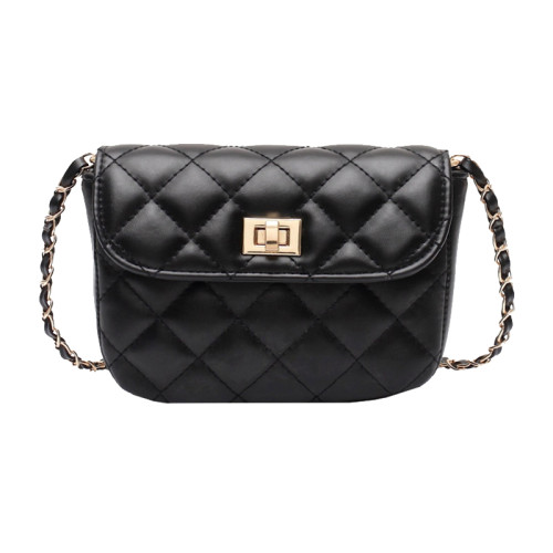 香港專櫃真皮設計獨特小巧放手機小包包女2026新款菱格鏈條馬鞍包 香港專櫃真皮設計獨特小巧放手機小包包女2026新款菱格鏈條馬鞍包