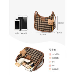 奧康馬鞍包2026新款包包大容量單肩腋下包高級通勤包質感斜後後背包女