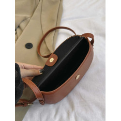 2024夏季新款韓國復古ins紅色馬鞍包斜背小包包女百搭簡約手機包