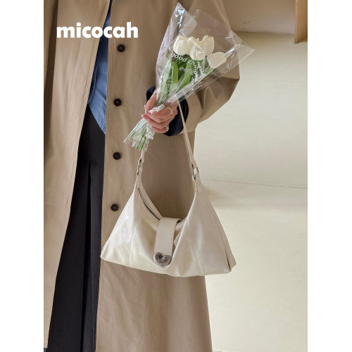 Micocah「海螺印象」小衆包包腋下包高級斜後後背包女包通勤托特包