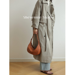 Shevennie真皮手提包腋下包月牙包托特單肩斜後後背包 2025新款秋冬女