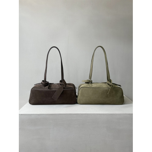 頭層磨砂牛皮保齡球托特包吐司包腋下包單肩波士頓枕頭包手提包女 頭層磨砂牛皮保齡球托特包吐司包腋下包單肩波士頓枕頭包手提包女