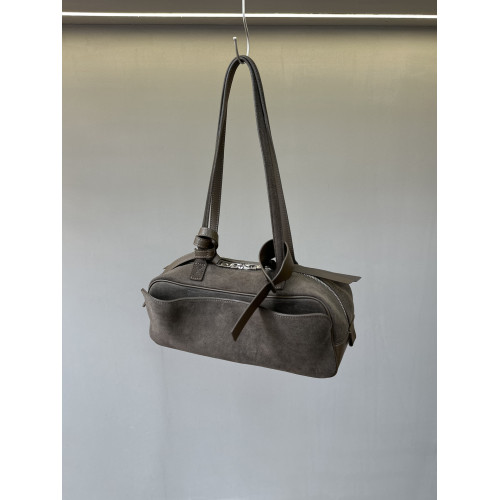 頭層磨砂牛皮保齡球托特包吐司包腋下包單肩波士頓枕頭包手提包女 頭層磨砂牛皮保齡球托特包吐司包腋下包單肩波士頓枕頭包手提包女