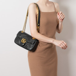 包包女2025夏季新款時尚單肩斜後後背包小香風菱格鏈條百搭可愛女包包