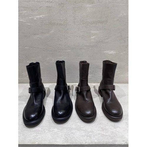 歐洲站2025新款秋冬單靴真皮馬丁靴低跟平底短靴女英倫風切爾西靴 歐洲站2025新款秋冬單靴真皮馬丁靴低跟平底短靴女英倫風切爾西靴