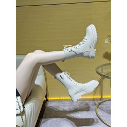 厚底馬丁靴女2026新款英倫風短靴秋冬加絨黑色白色中筒單靴側拉鍊