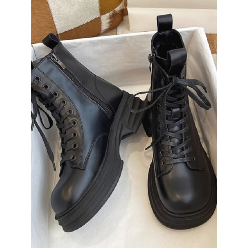 馬丁靴女2026年新款英倫風棕色靴子女春秋單靴增高厚底短靴女洋氣