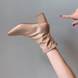 馬丁靴女英倫風2026新款春秋季單靴方頭粗跟網紅瘦瘦高跟鞋短靴子