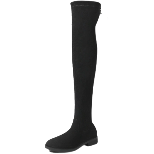 大筒圍女靴胖mm過膝長靴女高筒瘦瘦靴粗腿42大碼彈力長筒靴41一43