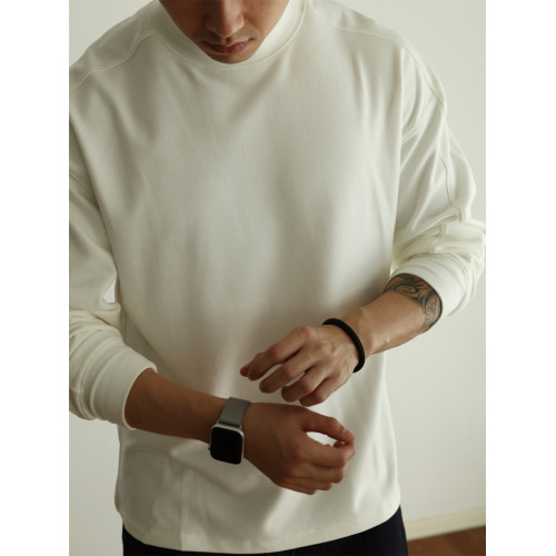 YUXIAN雙面真德絨日系寬鬆300克保暖細膩內搭打底純色長袖單穿 YUXIAN雙面真德絨日系寬鬆300克保暖細膩內搭打底純色長袖單穿