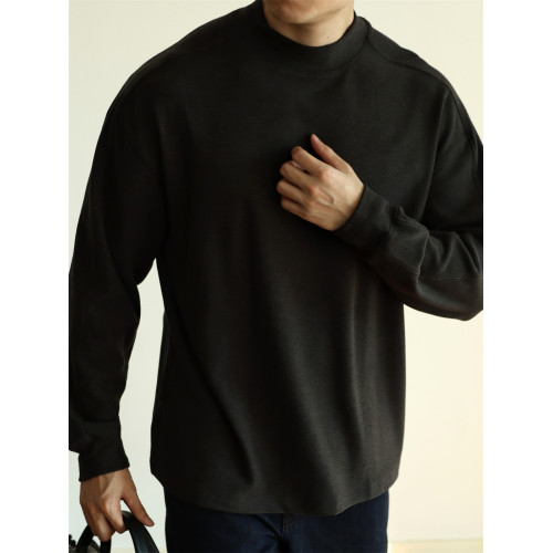 YUXIAN雙面真德絨日系寬鬆300克保暖細膩內搭打底純色長袖單穿 YUXIAN雙面真德絨日系寬鬆300克保暖細膩內搭打底純色長袖單穿