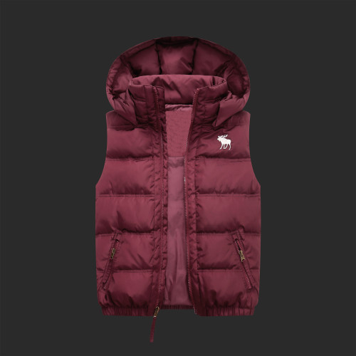 單剪標男款秋冬季羽絨馬甲寬鬆連帽小鹿外套保暖背心馬夾af51