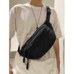 胸包男日系休閒大容量斜後後背包ins潮牌運動後後背包女輕便騎行個性潮包