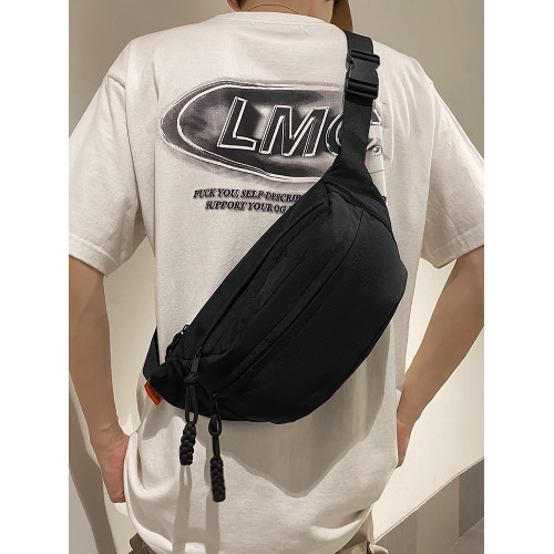 胸包男日系休閒大容量斜後後背包ins潮牌運動後後背包女輕便騎行個性潮包