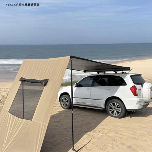 戶外鋁殼合金硬殼車邊帳黑膠房車遮陽棚天幕車頂側帳篷露營車尾帳 戶外鋁殼合金硬殼車邊帳黑膠房車遮陽棚天幕車頂側帳篷露營車尾帳
