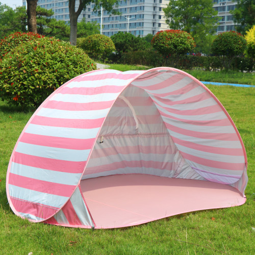 免搭建全自動速開沙灘帳篷戶外34人遮陽棚釣魚單雙人海邊防曬帳篷