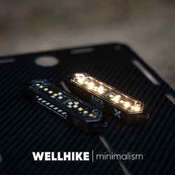 探界者戶外露營風繩警示燈輕量露營氛圍燈閲讀照明可攜式野營風繩燈