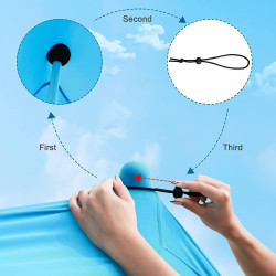 海邊沙灘帳篷天幕可折曡遮陽乘涼棚釣魚防曬戶外露營玩沙挖沙野營