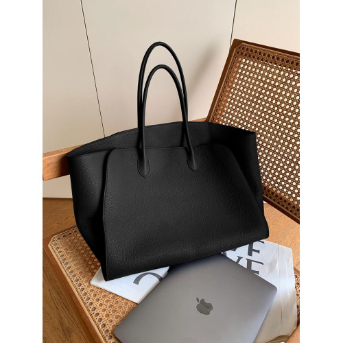 黑色真皮大容量托特包包女式2026新款輕奢小衆高級感手提單肩大包 黑色真皮大容量托特包包女式2026新款輕奢小衆高級感手提單肩大包