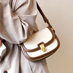 今年流行小衆腋下包包女春夏2025新款高級感馬鞍包百搭斜後後背包小包