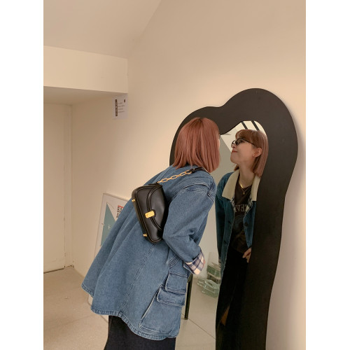 Micocah「輕甜主義」包包女2025鏈條單肩包馬鞍包百搭斜後後背包小衆