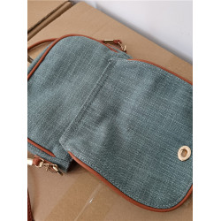 出口清貨馬鞍包簡約百搭包通勤逛街實用女包帆布斜背手機小包