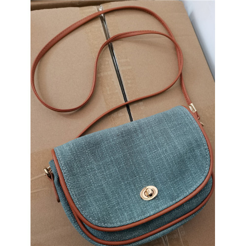 出口清貨馬鞍包簡約百搭包通勤逛街實用女包帆布斜背手機小包 出口清貨馬鞍包簡約百搭包通勤逛街實用女包帆布斜背手機小包