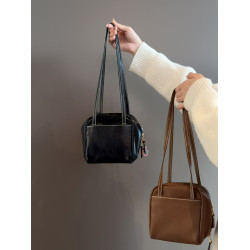 小衆設計感植糅皮吐司包2025新款手提小方包通勤百搭單肩托特包