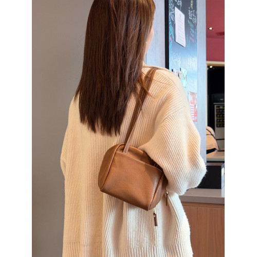 小衆設計感植糅皮吐司包2025新款手提小方包通勤百搭單肩托特包