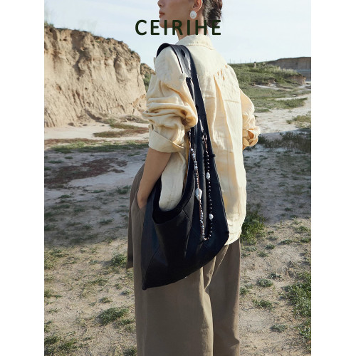 CEIRIHE 蔣奇明聯名款破殼系列種殼包中性斜背hobo包包通勤單肩包