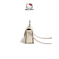 HelloKitty凱蒂貓小方包時尚百搭女士斜後後背包小香風手提單肩鏈條包