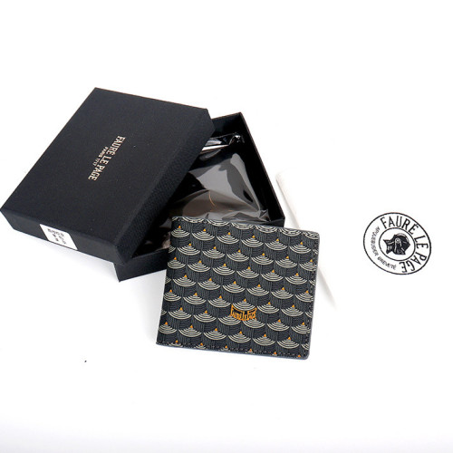 爆款FLP手拿包錢包2025新款魚鱗紋印花卡包零錢包男女小方包