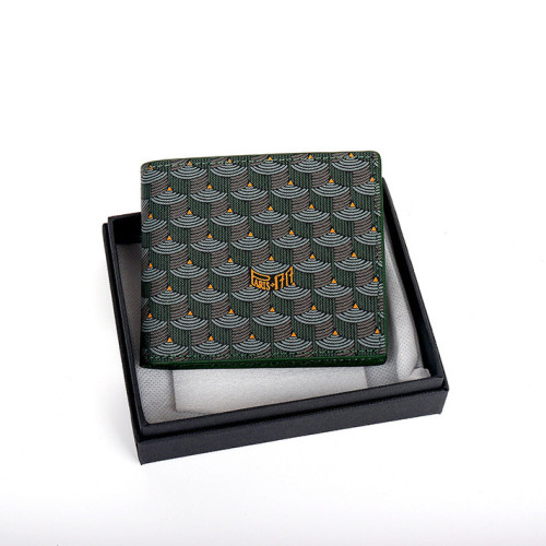 爆款FLP手拿包錢包2025新款魚鱗紋印花卡包零錢包男女小方包