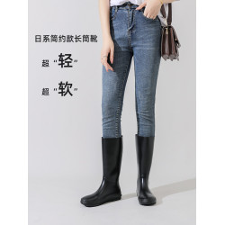 雲鑽雨鞋女高筒雨靴防水防滑不累腳水靴膠鞋輕便徒步登山長筒水鞋