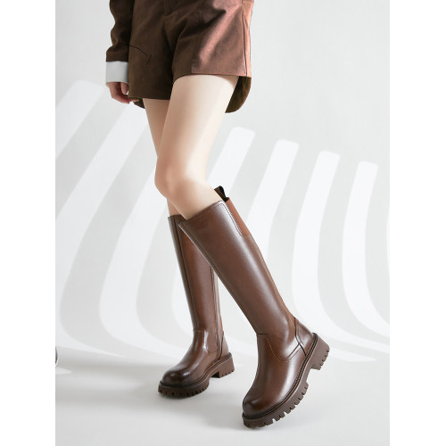 秋冬大碼女靴大筒圍高筒靴 胖mm粗腿騎士靴單靴 不過膝長筒靴加肥 秋冬大碼女靴大筒圍高筒靴 胖mm粗腿騎士靴單靴 不過膝長筒靴加肥