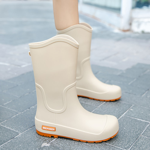 雨鞋時尚女款2026新款高筒防滑加厚女士防水鞋戶外溯谿雨靴膠鞋 雨鞋時尚女款2026新款高筒防滑加厚女士防水鞋戶外溯谿雨靴膠鞋